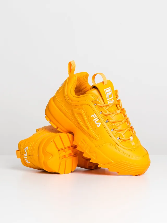 Yellow fila 2024 shoes disruptor