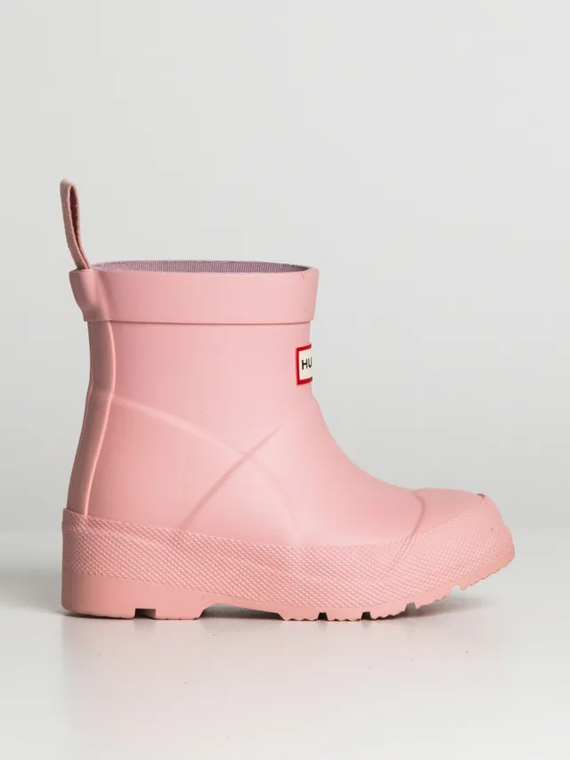 Baby pink hunter boots hotsell