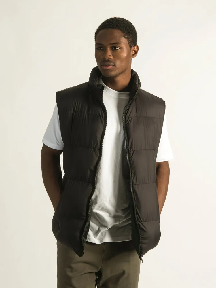 Boathouse KOLBY BLACK PUFFER VEST | Shop Midtown