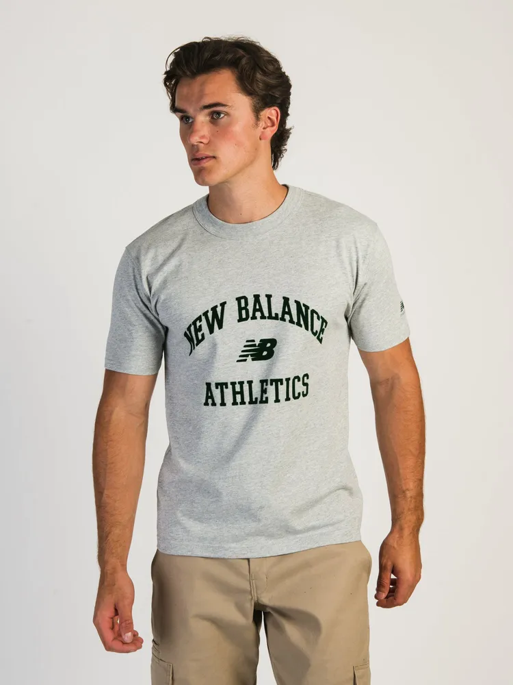 New balance athletic on sale logo t shirt