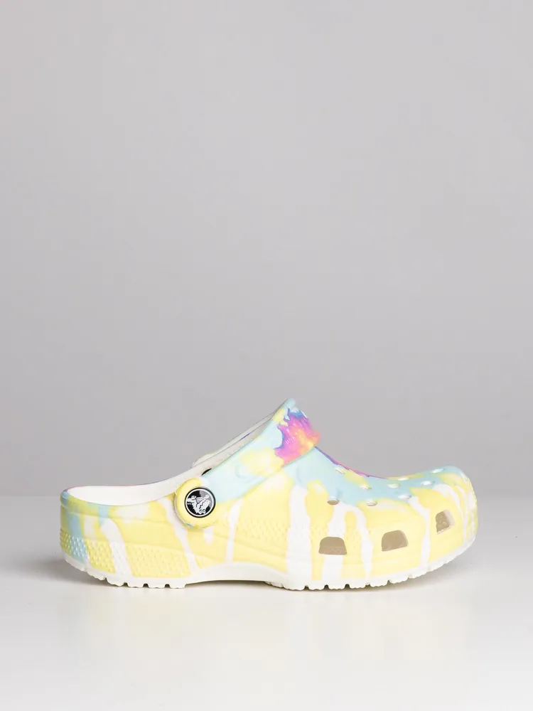 Tie dye kids best sale crocs