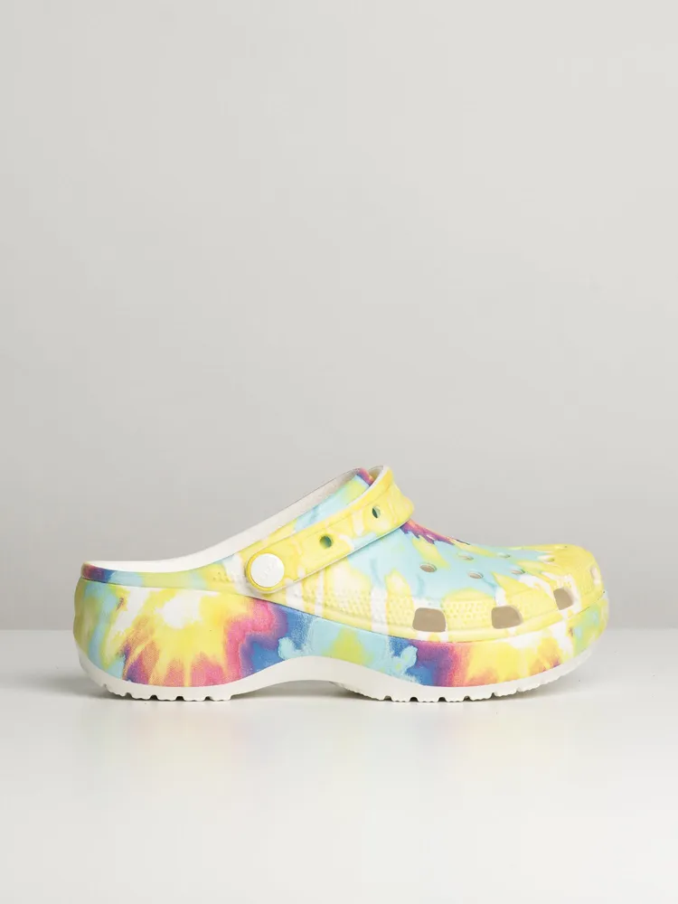 Tie dye best sale platform clogs