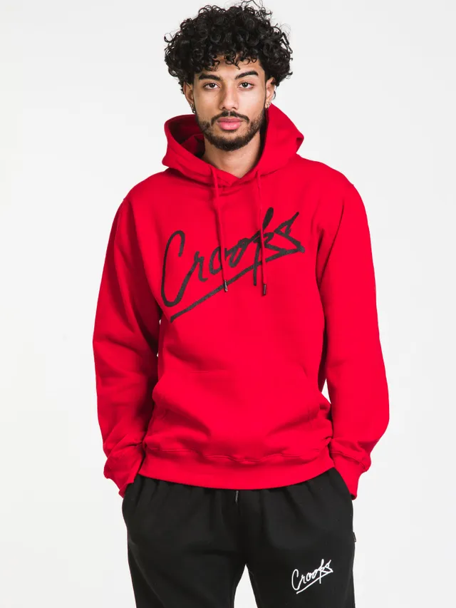 Crooks and castles outlet red hoodie