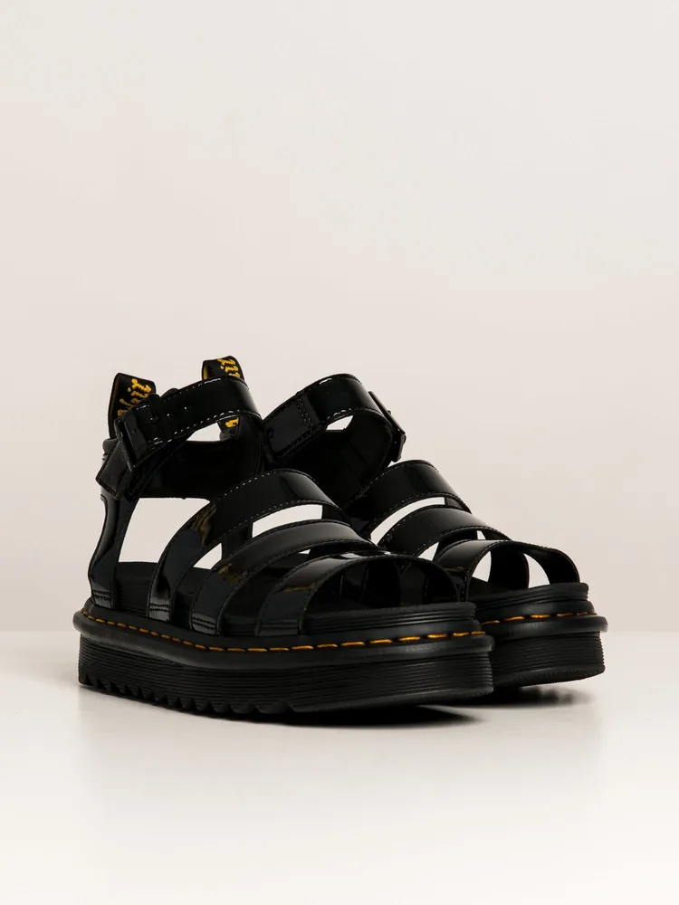 Dr martens clearance blaire sandals patent