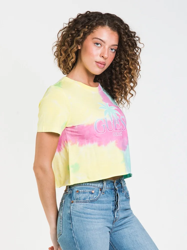 Boathouse GUESS TIE DYE CROP T-SHIRT - CLEARANCE | Coquitlam Centre