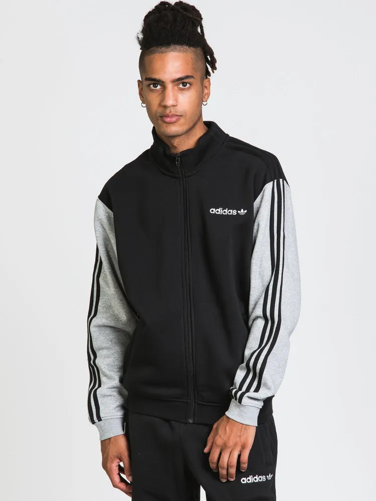 Adidas fleece cheap track jacket