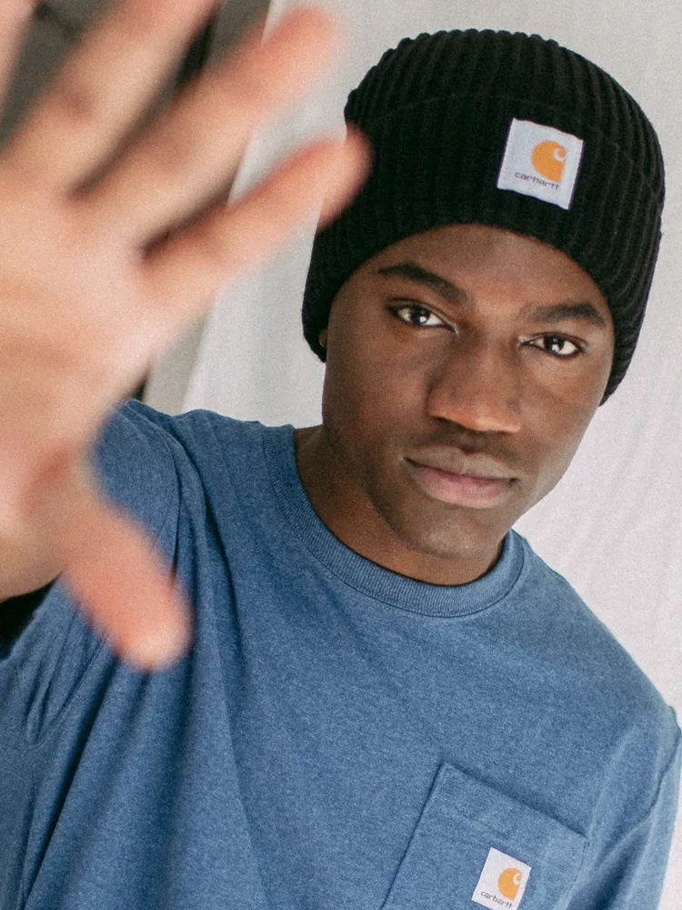 Boathouse CARHARTT RIB KNIT BEANIE BLACK CLEARANCE Bramalea