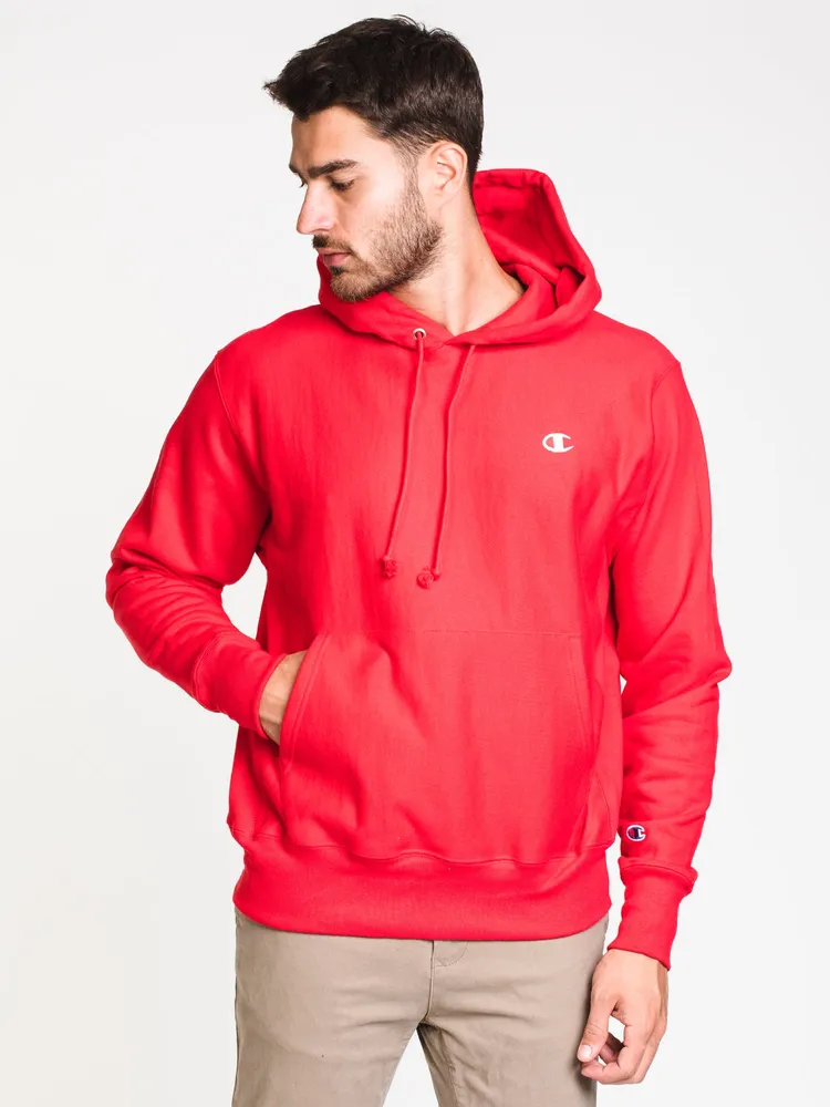 MENS RW PULLOVER HOODIE SCARLET RED CLEARANCE