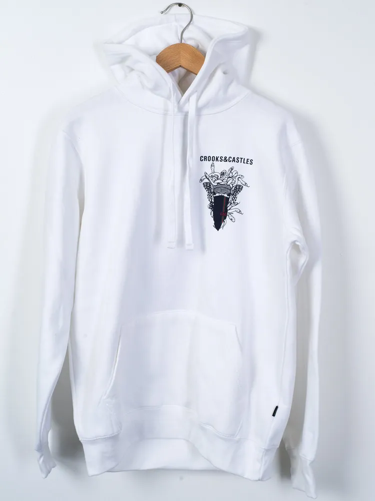 Crooks and castles cropped hoodie online