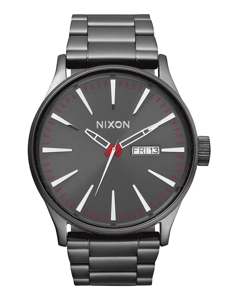 Boathouse MENS SENTRY SS GUNMETAL WATCH CLEARANCE Hillside