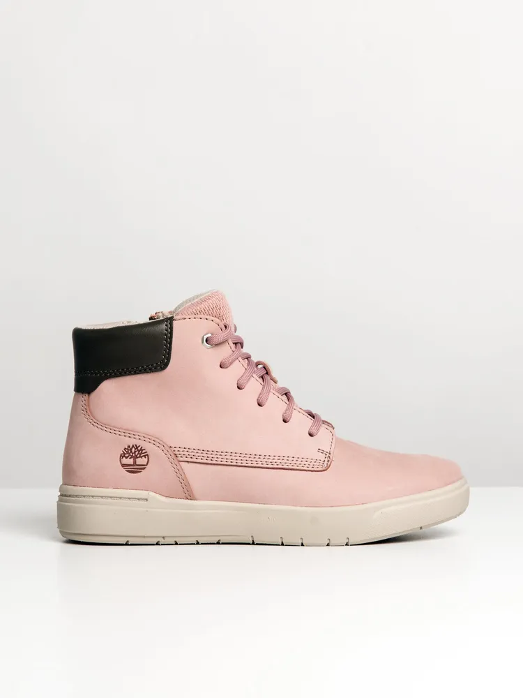 Pink timberlands cheap junior
