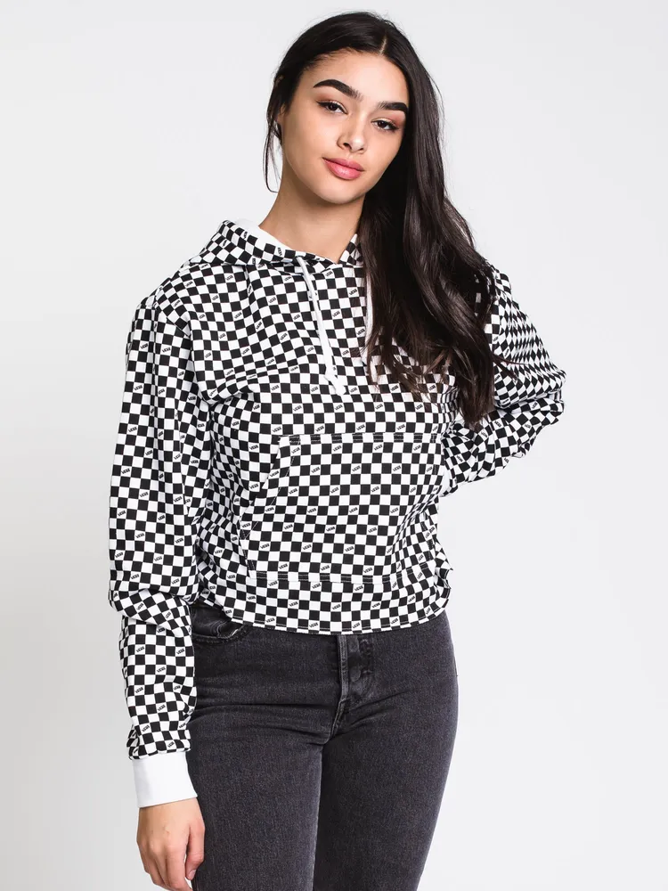 Vans checkered pullover best sale hoodie