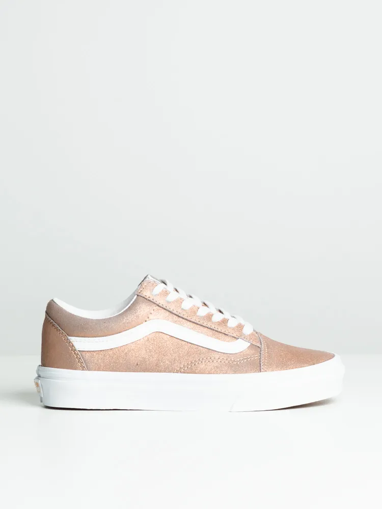 Black and rose gold vans shop