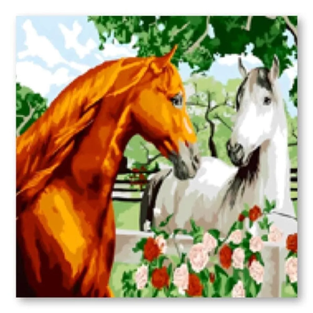 Showcase Studio Diamond Painting Full Coverage Country Horses