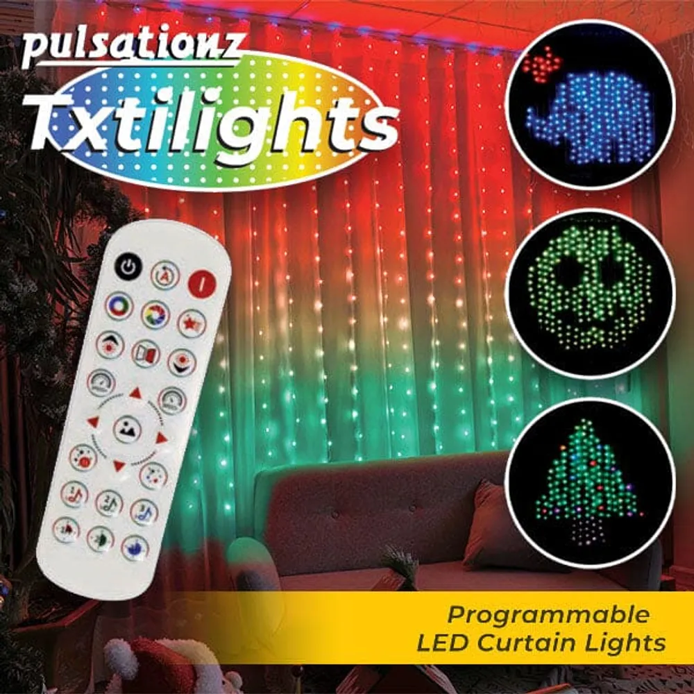 Showcase Pulsationz Bluetooth Programmable LED Curtain (6.4ft) St