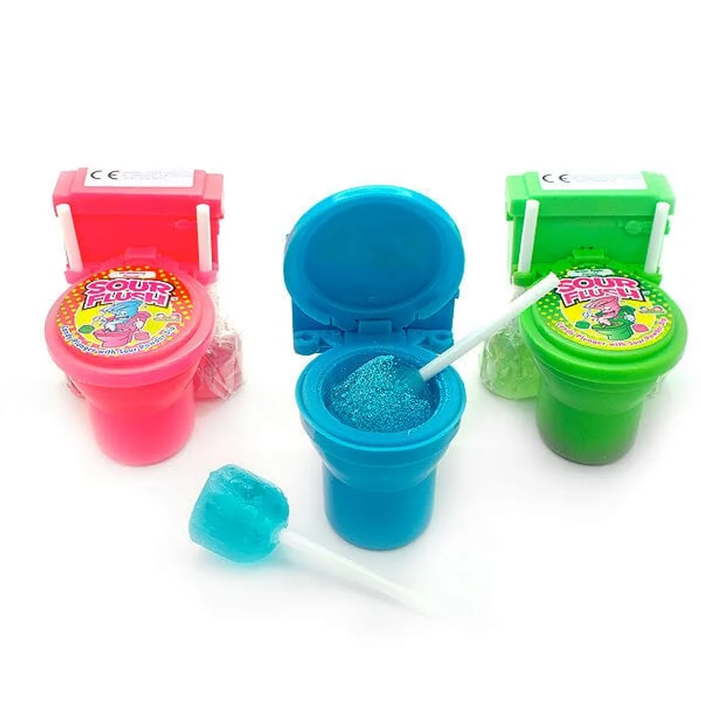 Showcase Kidsmania Sour Flush Candy Multiple Flavors Ships