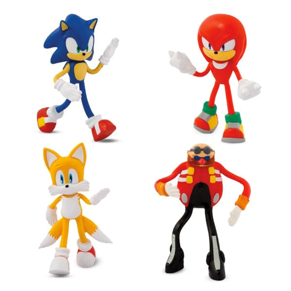 Showcase BEND-EMS™ Sonic The Hedgehog | Character Ships Assorted ...