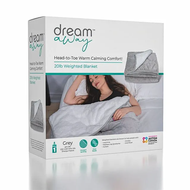 Showcase Dream Away Sherpa Fleece Weighted Blanket Multiple