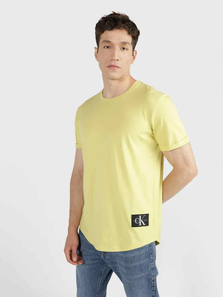 Playera calvin 2025 klein amarilla