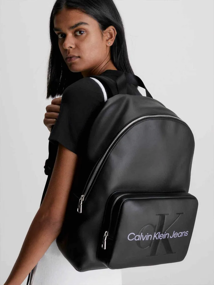 Mochila calvin 2025 klein mujer negra