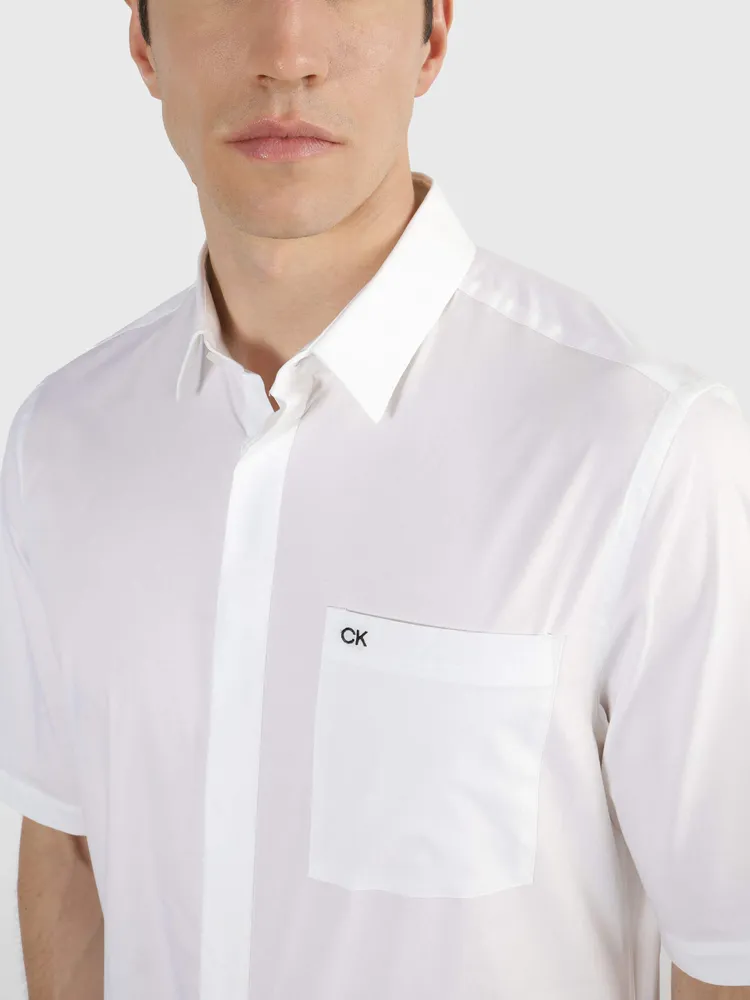 Calvin klein camisa online blanca