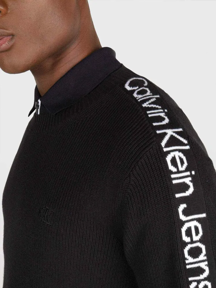 Sueter calvin klein negro hot sale