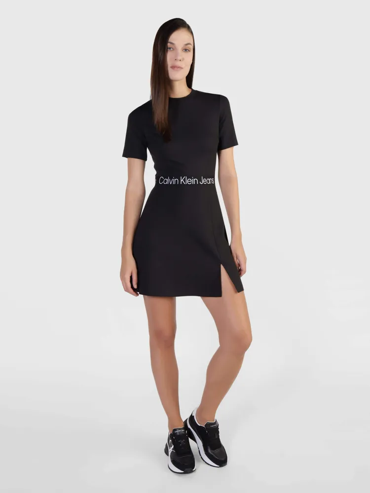 Vestido calvin best sale klein negro