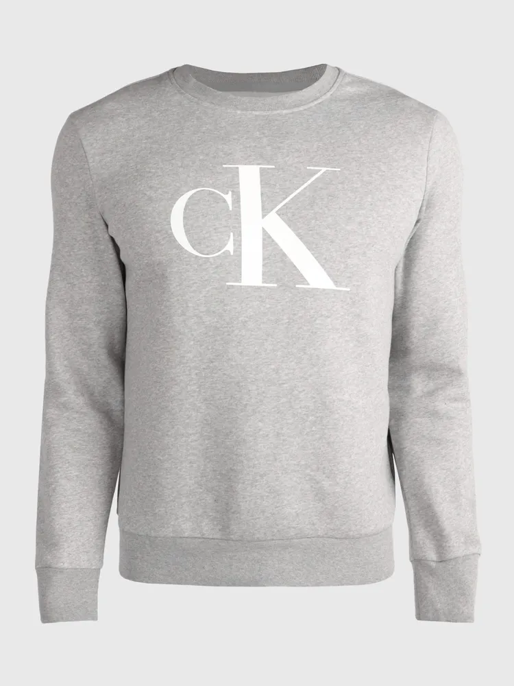 Sudadera calvin 2025 klein gris hombre