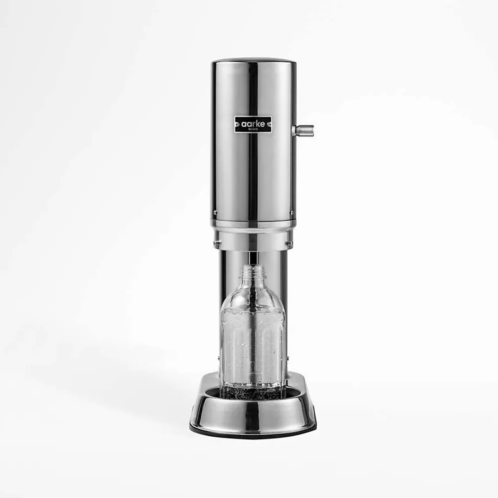 Crate&Barrel Aarke Carbonator Pro Stainless Steel Sparkling Water