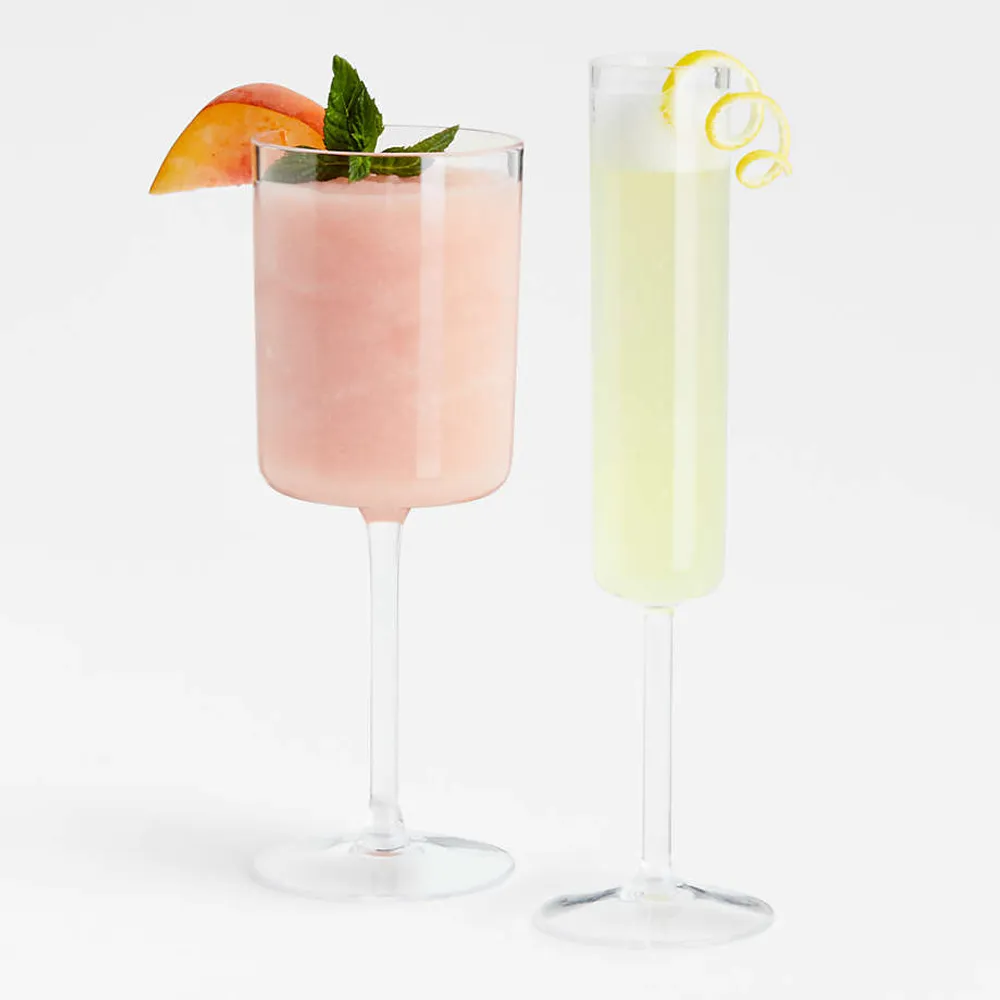 Crate&Barrel Edge Acrylic Wine Glass Yorkdale Mall