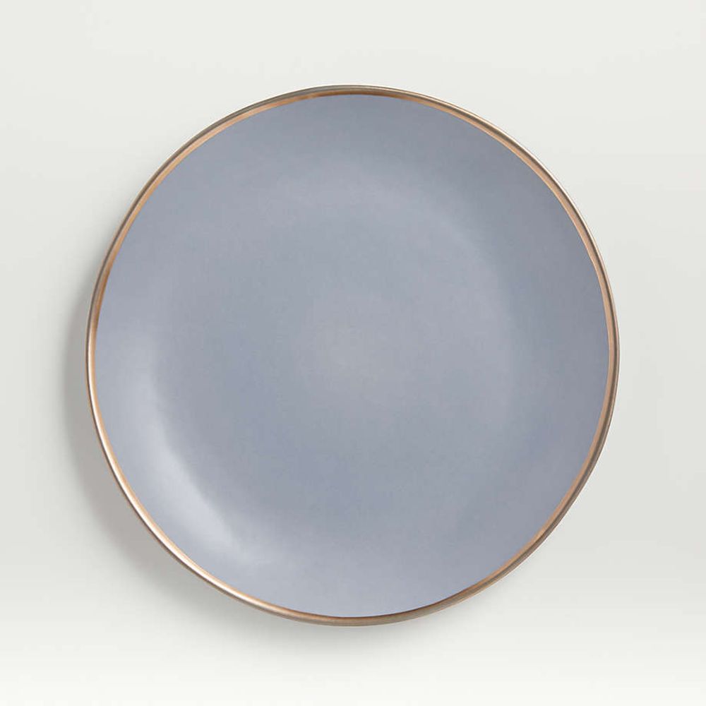 Plates with gold rim top