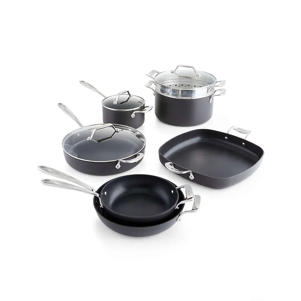 AllClad HardAnodized Cookware Set, 13 Piece Macy's, 50 OFF