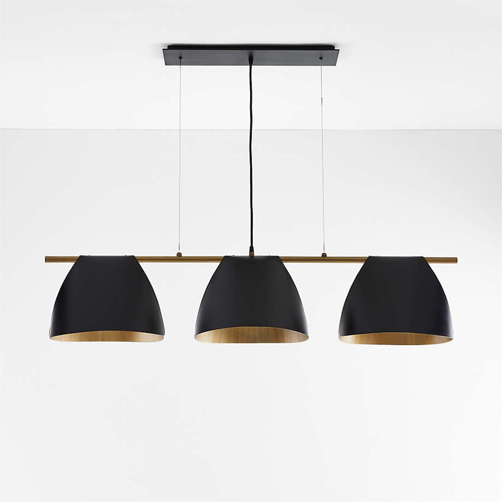 Metal hotsell linear chandelier