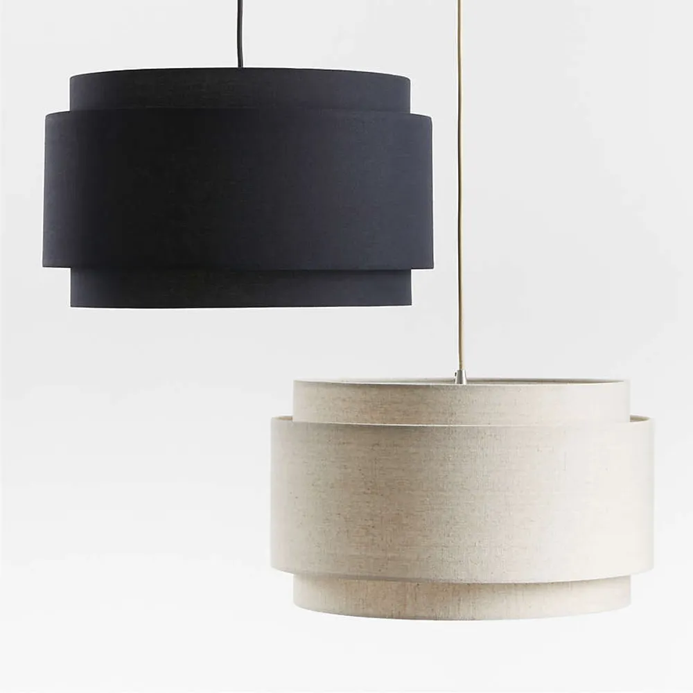 Double drum new arrivals pendant chandelier