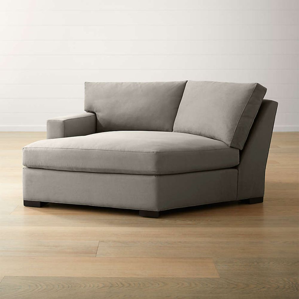 Crate Barrel Axis Left Arm Angled Chaise Lounge The Shops at