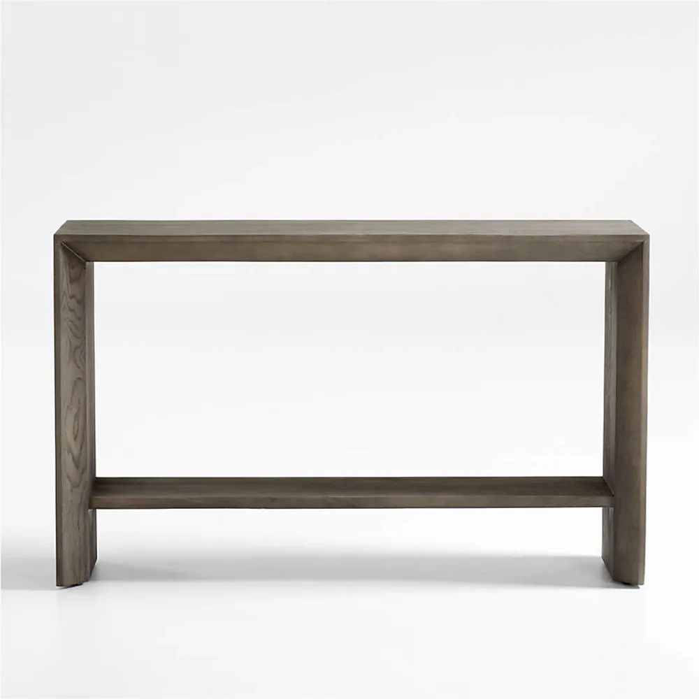 Crate&Barrel Baja Grey Oak 72" Console Table Yorkdale Mall