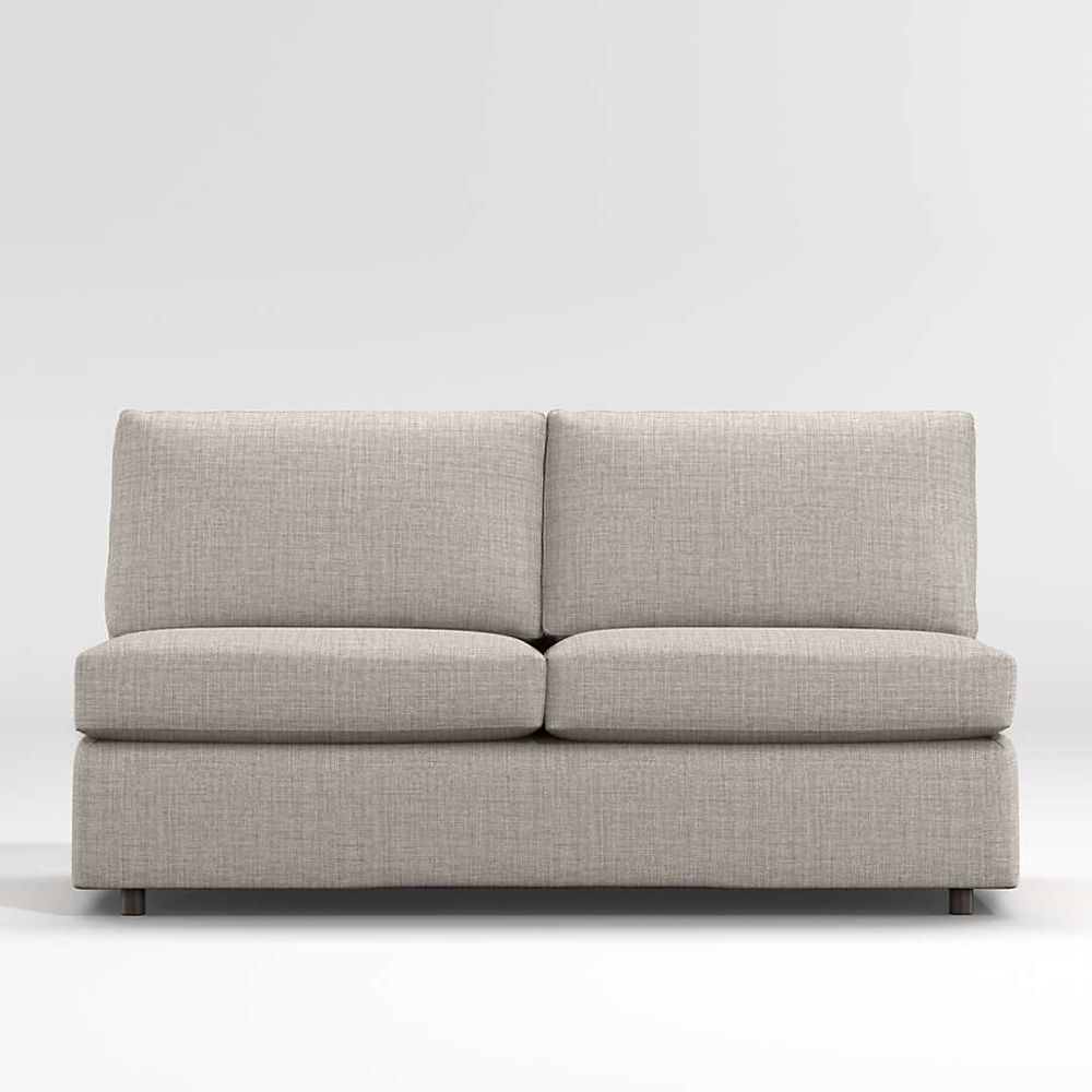 Armless loveseat deals sleeper