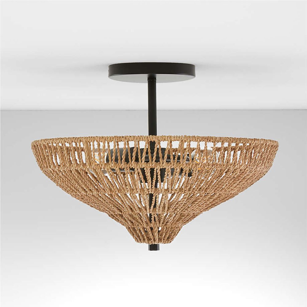 Cabo small outlet woven pendant light