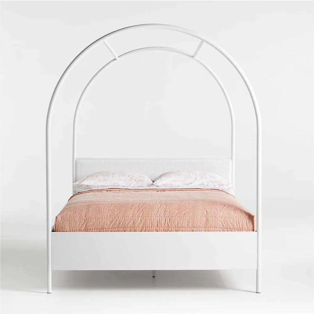 Arched outlet canopy bed