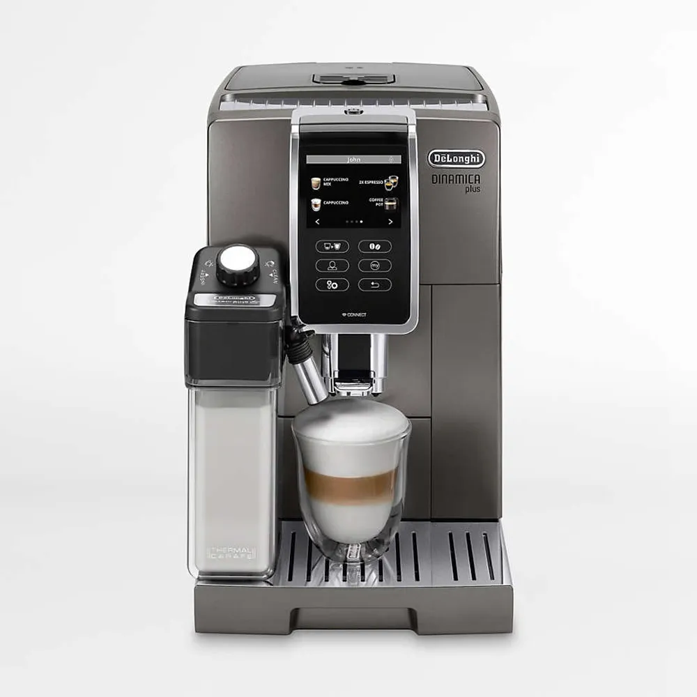 Crate Barrel De Longhi Dinamica Plus Fully Automatic Espresso