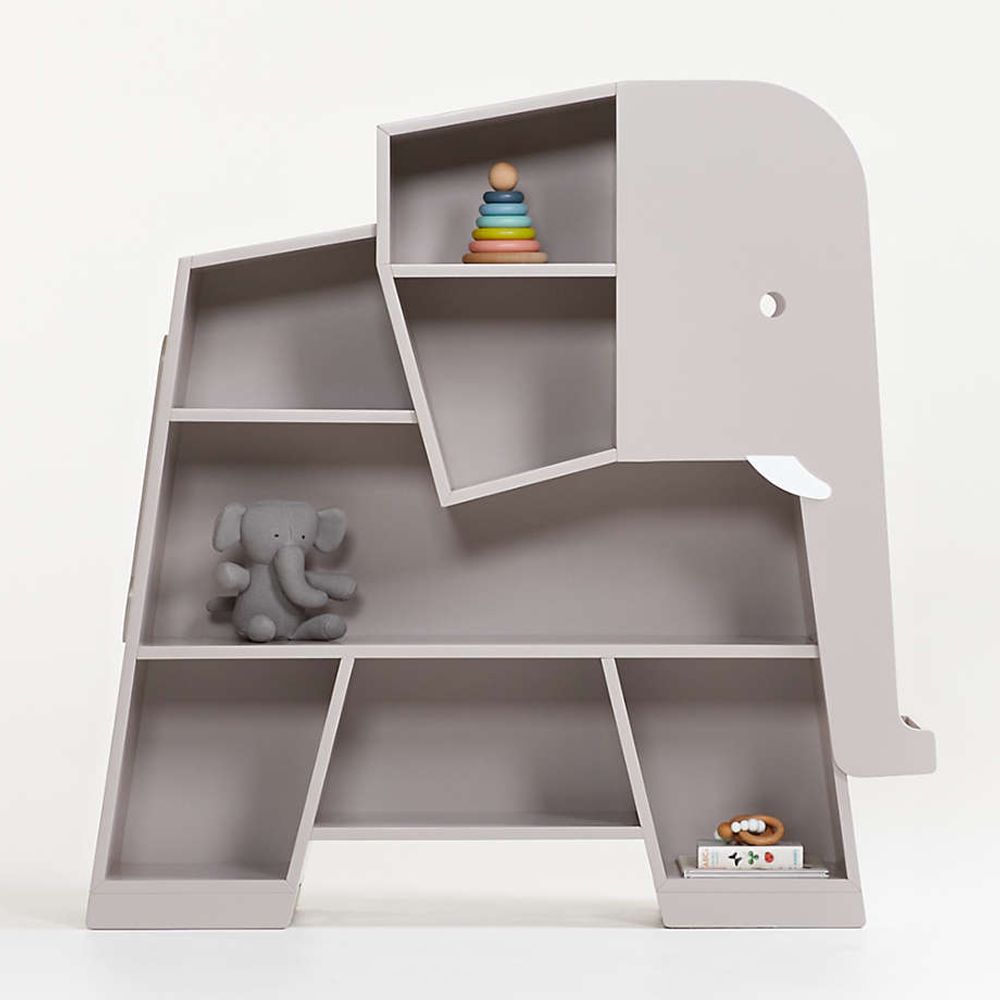 Elephant bookcase shop crate and barrel