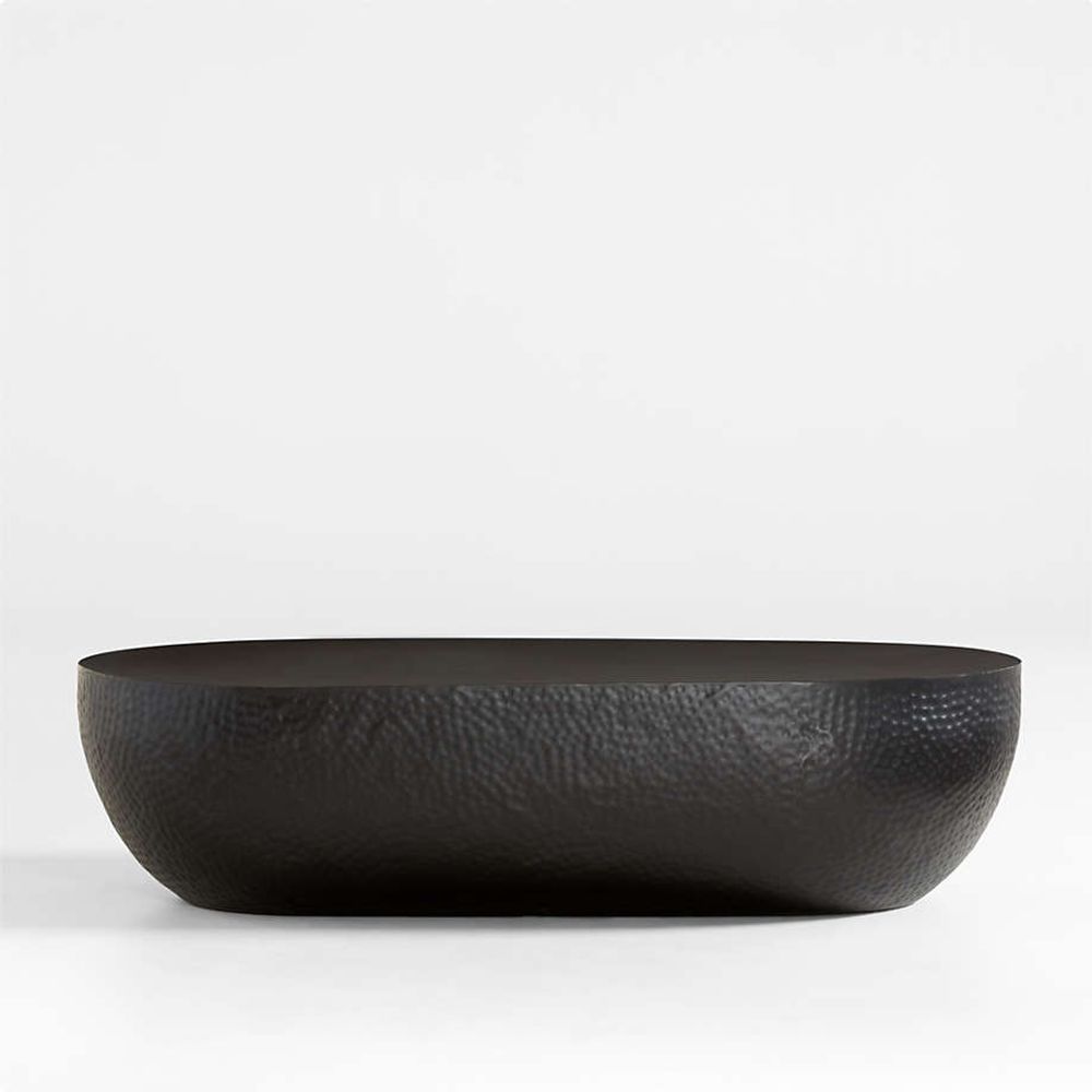 Crate and barrel drum coffee shop table