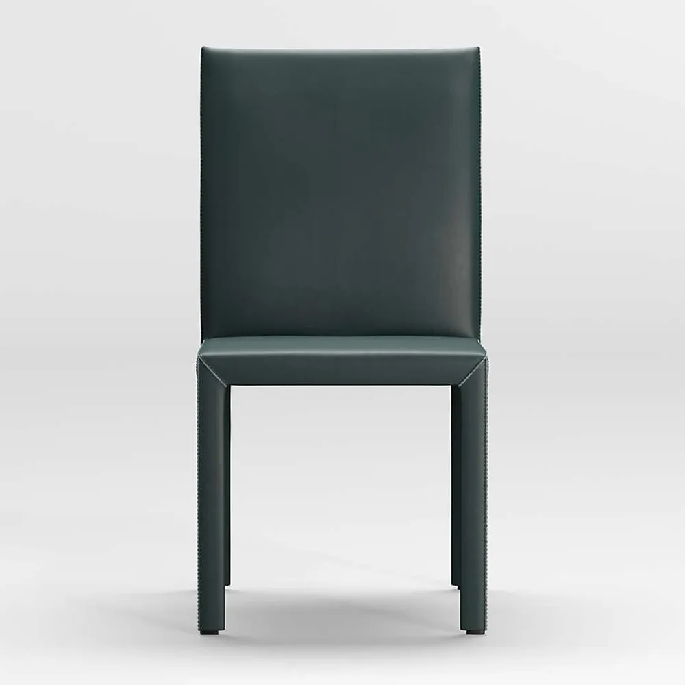 Crate and barrel dining sales chairs leather