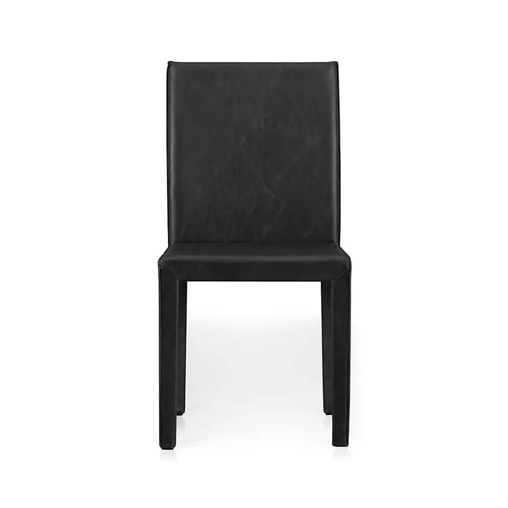Crate&Barrel Folio Viola TopGrain Leather Dining Chair Yorkdale Mall