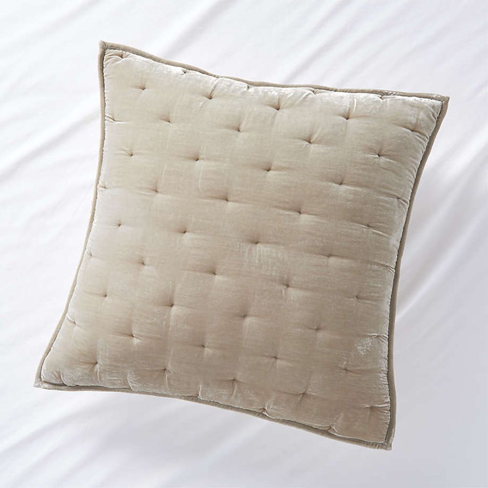 Velvet euro deals pillow shams