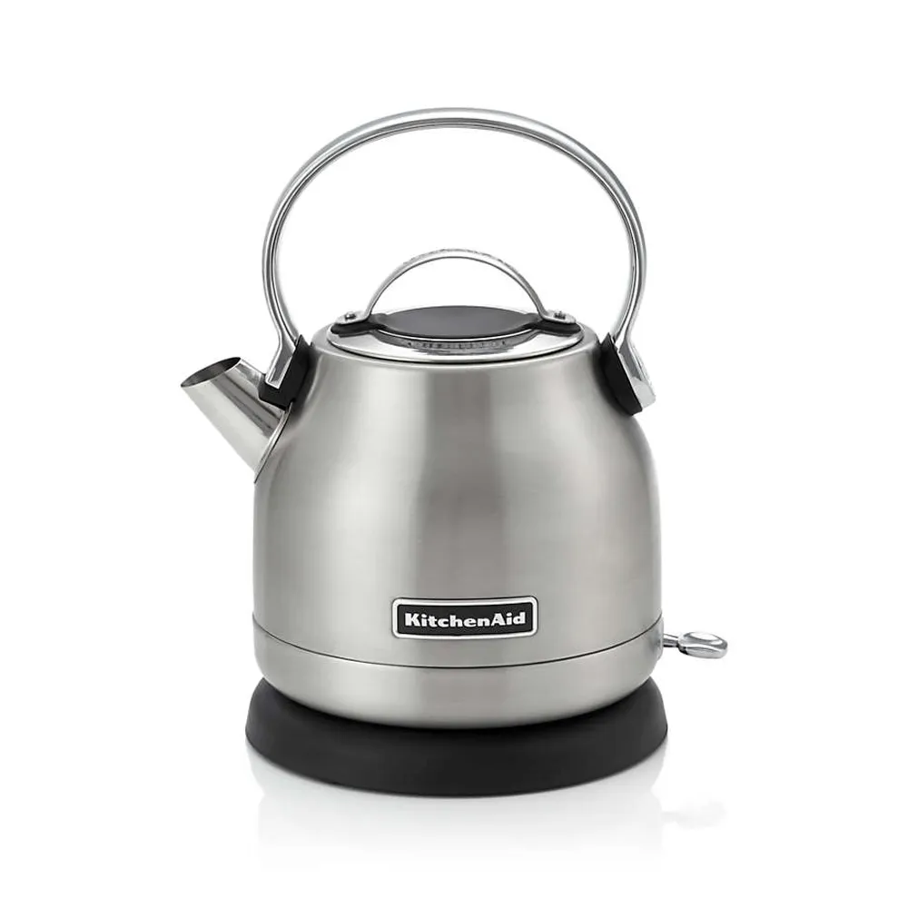 Crate Barrel KitchenAid Silver Electric Tea Kettle Yorkdale Mall