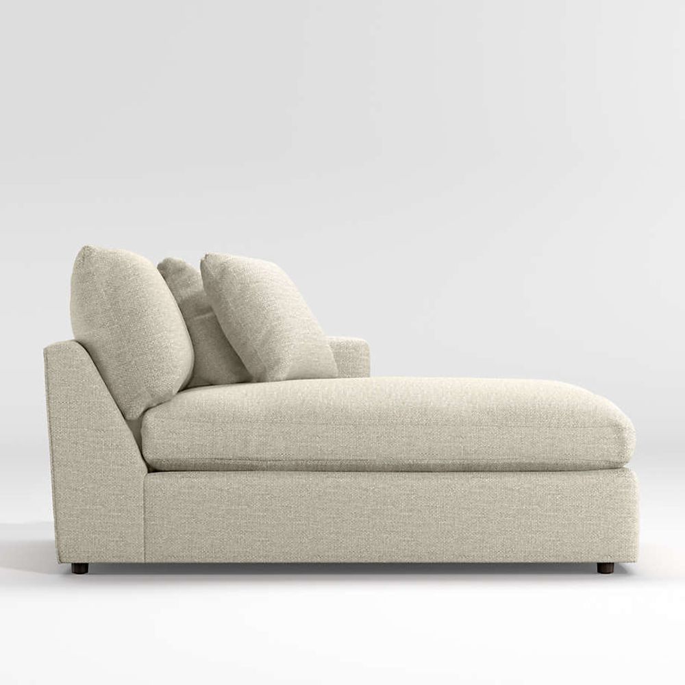 Right arm sales chaise lounge sofa