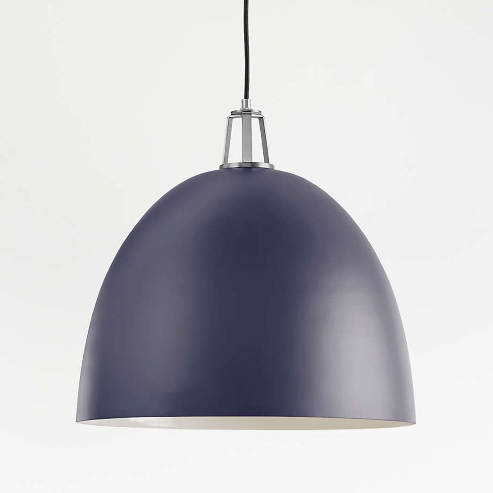 Maddox black dome pendant top