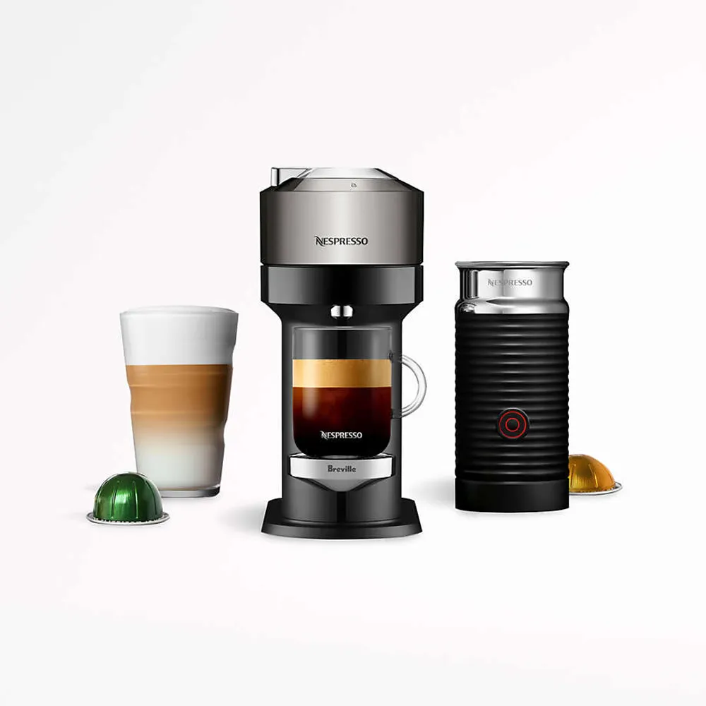 Crate Barrel Nespresso by Breville Vertuo Next Dark Chrome