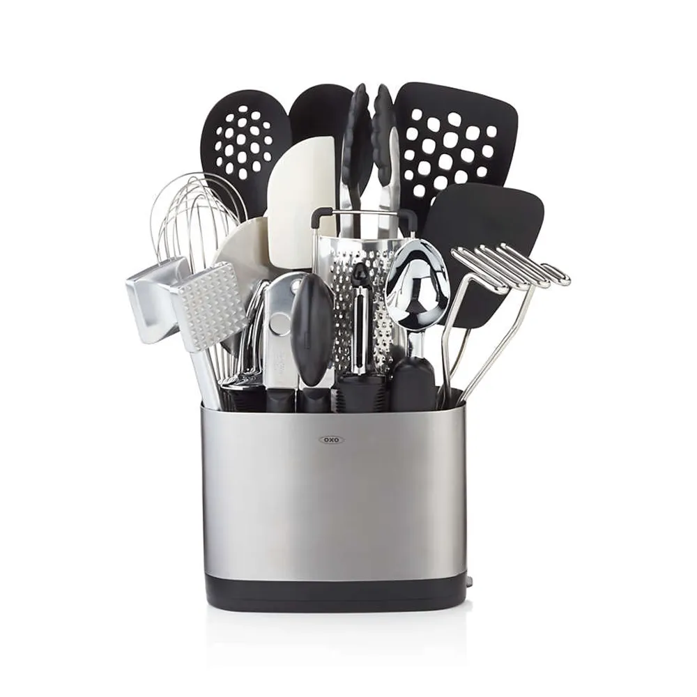 Crate&Barrel OXO ® 15Piece Stainless Steel Kitchen Utensils Set